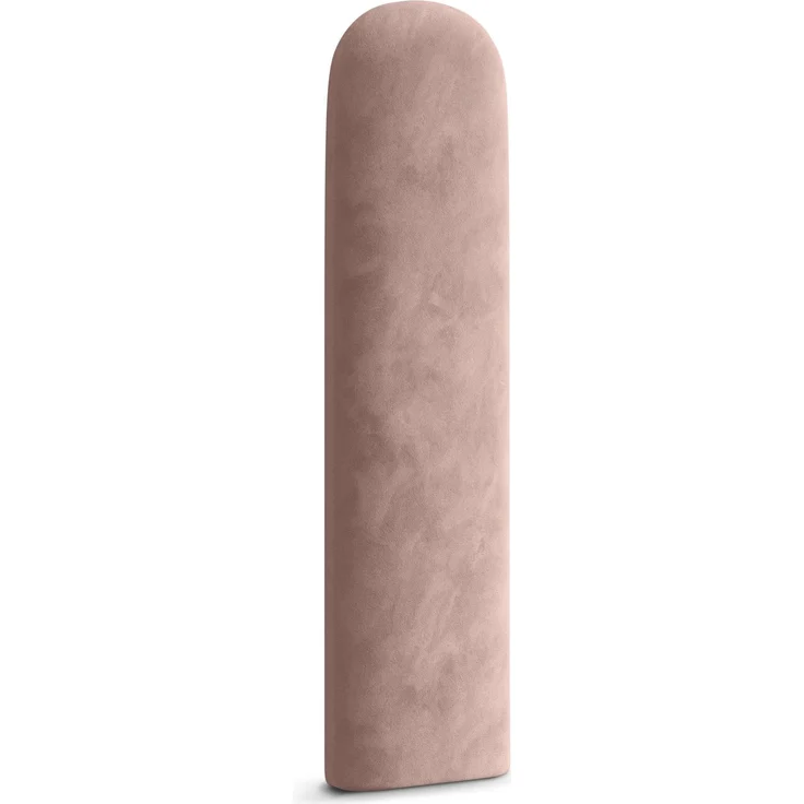 Muralo Polsterpaneel ovales WANDPOLSTER Wandkissen Bettkopfteil Wandpaneel Schlafzimmer Wohnzimmer Bett Lendekissen Modern Luxus Gepolstert Polster Paneel (Hellrosa, 20x100 cm)