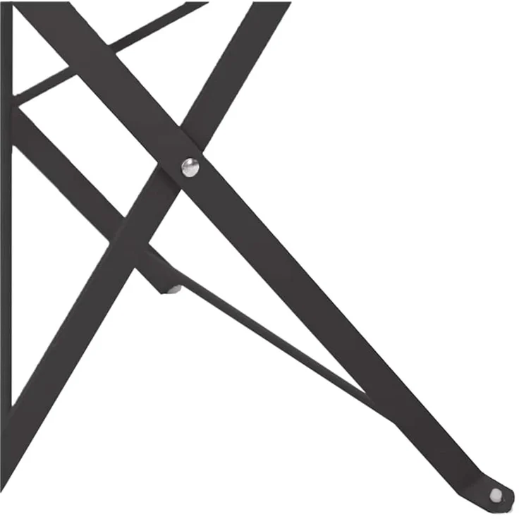 vidaXL Gartenklappstuhl 2 pcs Anthrazit 42 x 46 x 82cm Metall 42002960 – Bild 7