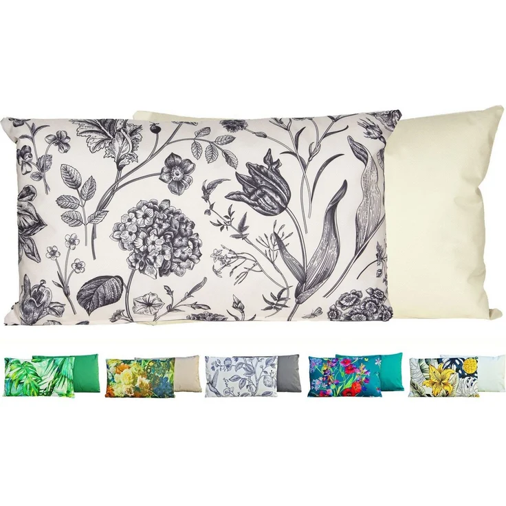 JACK Dekokissen Outdoor Lounge Kissen 30x50cm Motiv inkl. Füllung, mit Lotus-Effekt, Robust, Strapazierfähig, für Innen & Außen geeignet – Bild 1