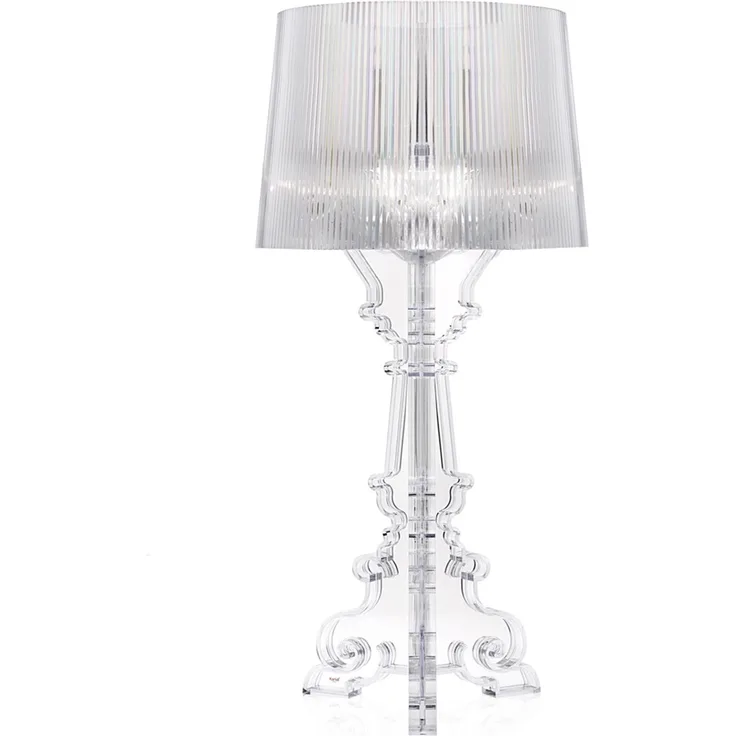 Bourgie Tischlampe weiß