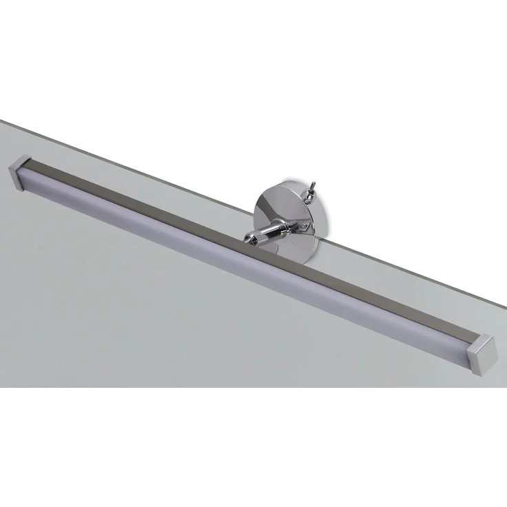 TRANGO LED Spiegelleuchte, 2250 Modern LED Spiegelleuchte *EASY* Badleuchte 475mm lang mit schwenkbar und drehbar Flexarm Schminklicht, Badezimmer Spiegellampe mit Klemmvorrichtung, inkl. ON/OFF Schalter 7 Watt 3000K warmweiß – Bild 4