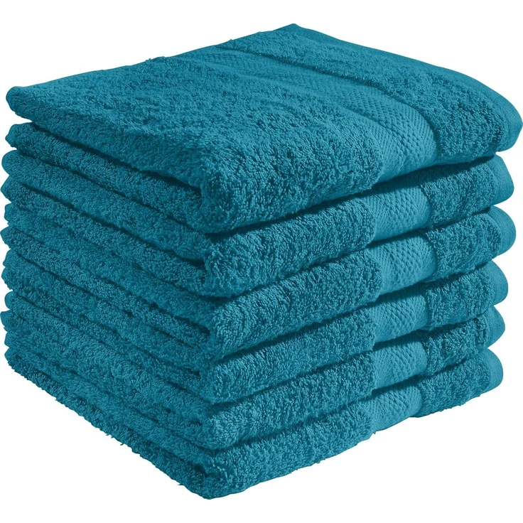 REDBEST Handtuch Handtuch "Chicago" 6er-Pack, Frottier, Walk-Frottier Uni