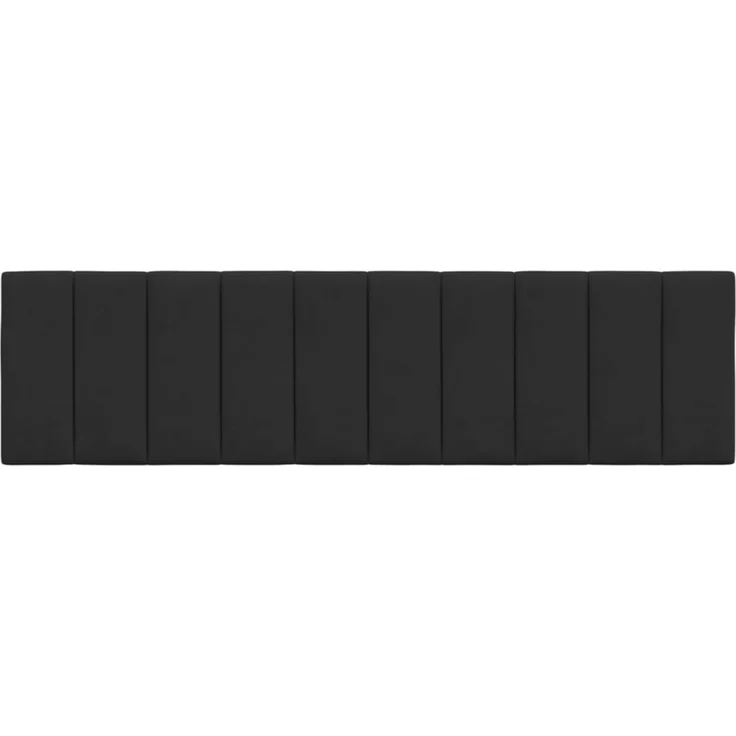 vidaXL Kopfteil-Kissen Schwarz 180 cm Samt – Bild 7