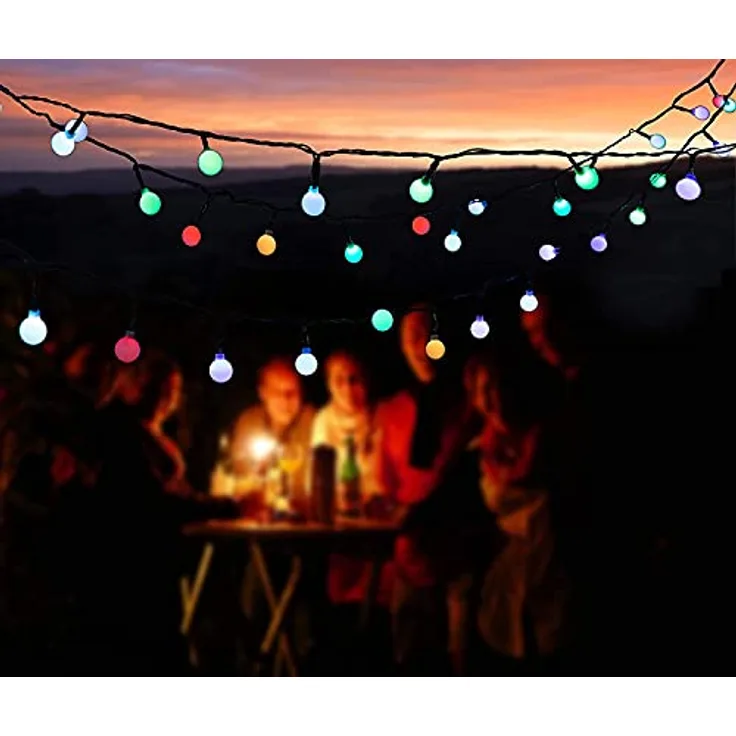 LED Lichterkette mit 50 Farbwechsel-LED