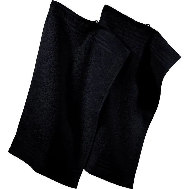 REDBEST Gästehandtuch Gästetuch 2er-Pack, Frottier (2-St), Walk-Frottier Uni