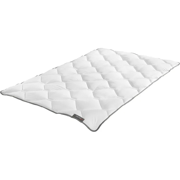 Badenia Trendline Steppbett Micro Mono weiß 135 x 200 cm Bettdecke Schladecke