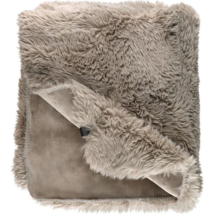 SCHÖNER WOHNEN-Kollektion Tagesdecke LEISURE Plaid, 140 x 200 cm in Taupe – Bild 1