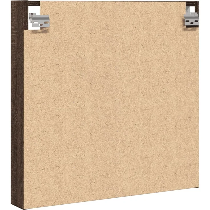 vidaXL Vitrinenschrank Braun Eichen-Optik 60x8,5x58 cm Holzwerkstoff 847967 – Bild 5