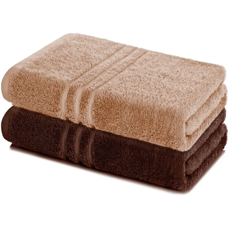 Lavea Badetuch Elena 2er Set Badetücher 100x150 cm, Duschtuch, 500 g/m² Frottier, weich & saugstark, pflegeleicht – Bild 5