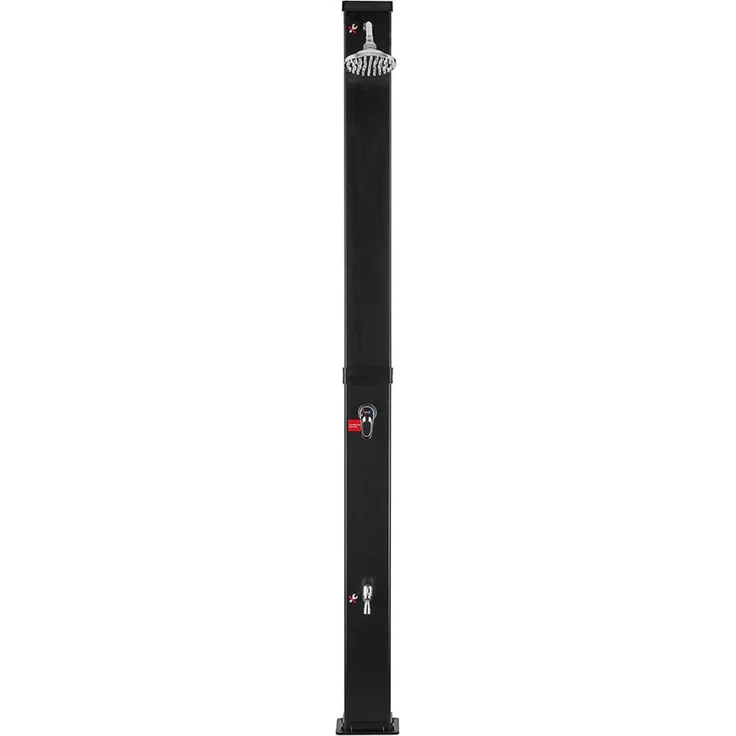 HOME DELUXE Solardusche OLYMP - Schwarz Matt – Bild 4