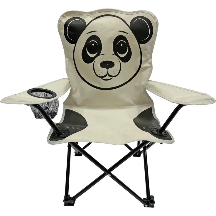 Kinder Anglersessel m. Getränkehalter Garten Campingstuhl faltbar Panda