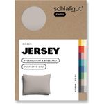 Schlafgut Kissenbezug EASY Jersey, (1 Stück), Kissenhülle mit Reißverschluss, weich und saugfähig, Kissenbezug