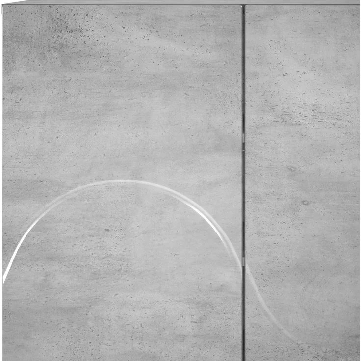 vidaXL Schuhschrank 73 x 38 x 87,5 cm Holzwerkstoff Betongrau 8011651 – Bild 8