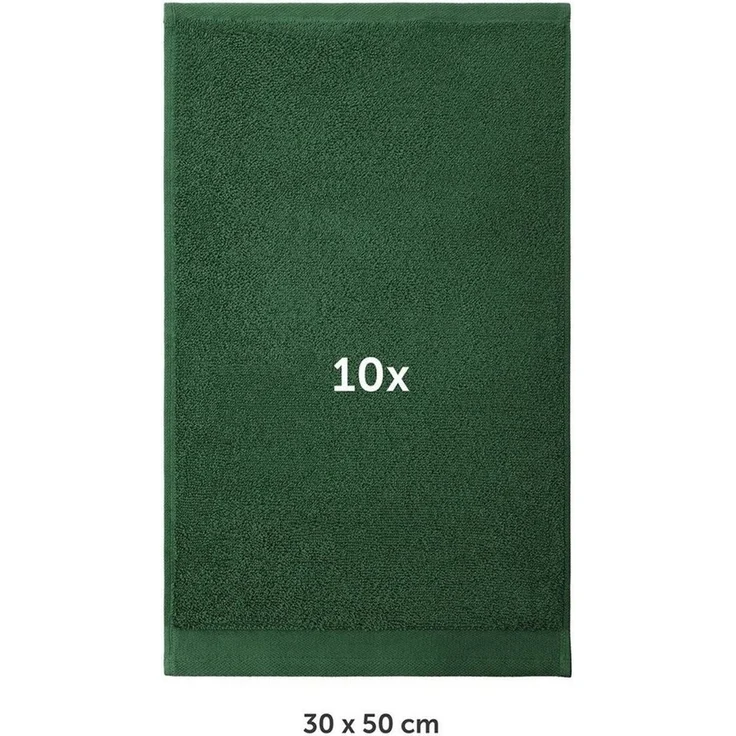 Blumtal Gästehandtücher Premium 30x30cm oder 30x50cm weich und saugstark, Frottee (10-St), 10er (30x50cm), 12er und 24er Set (30x30cm), 100% Baumwolle – Bild 2