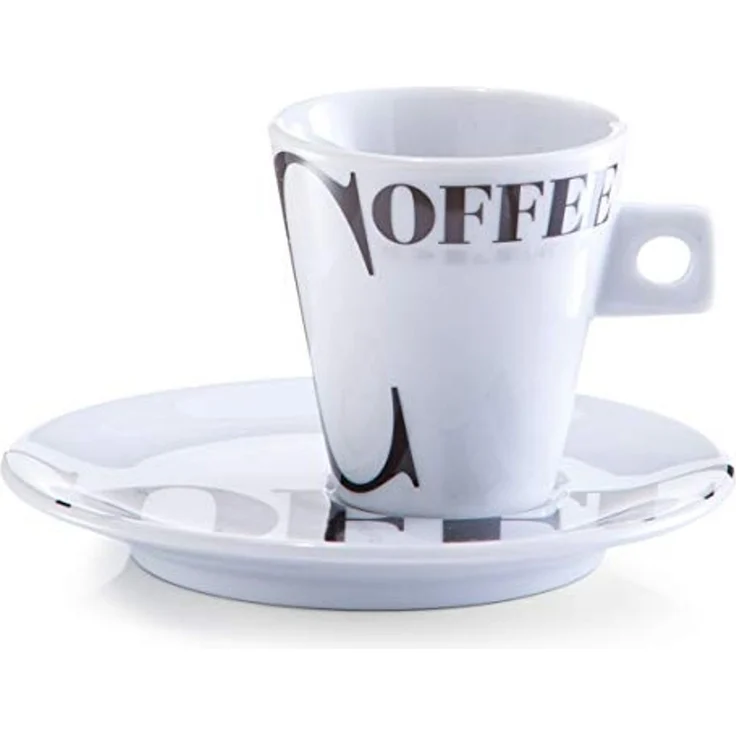 ZELLER 26540 Espresso-Set COFFEE STYLE, 8-tlg, Porzellan – Bild 4