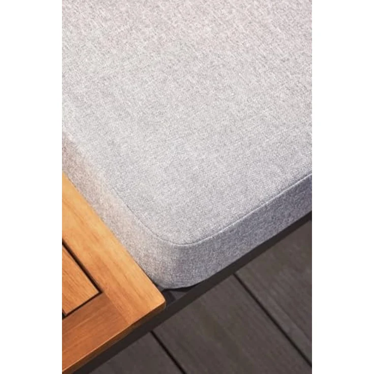 Primaster Gartenmöbel-Set Vulcano Holz/Aluminium Ecksofa Sitzgruppe Lounge Set – Bild 5