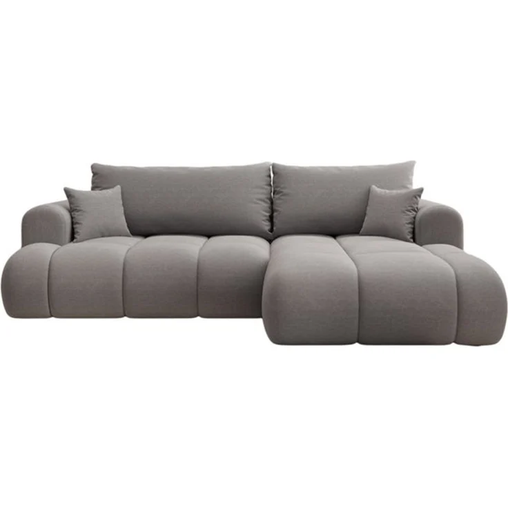 thematys Ecksofa TREVIO 260x165 cm, mit Schlaffunktion, mit Bettkasten, Hellgrau (Element 03), Ausrichtung rechts – Bild 3
