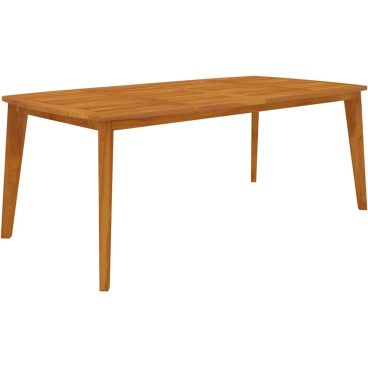 Gartentisch, Balkontisch 200 x 100 x 75 cm Massivholz Akazie – Bild 2