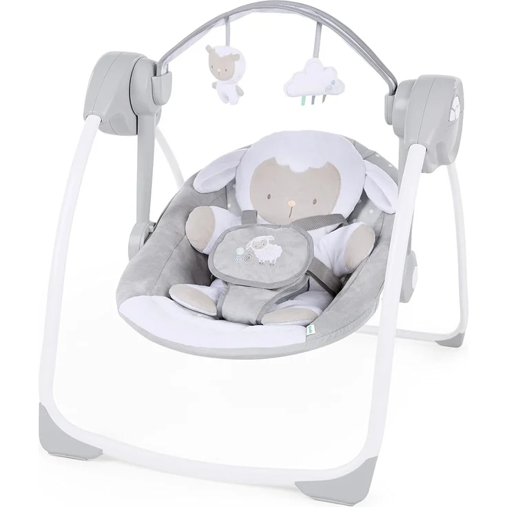 Ingenuity, tragbare Babyschaukel, Cuddle lamp - mit Melodien, Zeit- und Schaukeleinstellung – Bild 1