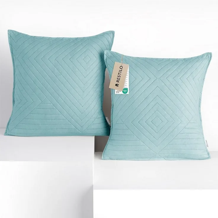Restilo Kissenbezug Kissenbezug mehre Größen Wohnzimmer Dekokissen Bezug, (2 Stück), Mikrofasertextilien