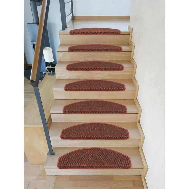 Metzker® Stufenmatte Stufenmatten Göteborg Halbrund Rost 15 Stück, halbrund, Höhe: 8 mm, 15 Stück - Rost – Bild 2