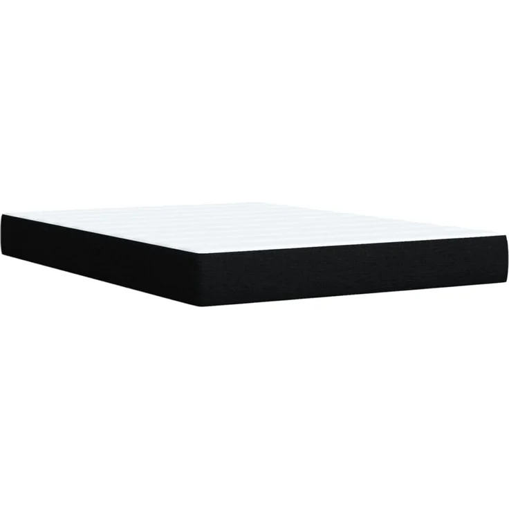 vidaXL Boxspringbett mit Matratze Schwarz 160x200 cm Stoff 3289816 – Bild 10