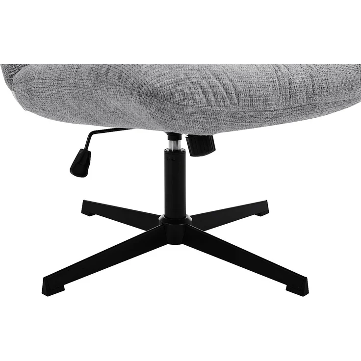 Vente-unique - SELENDO - Sessel mit gerader Rückenlehne - Metall - Grau - 68 x 77 x 104 cm – Bild 6