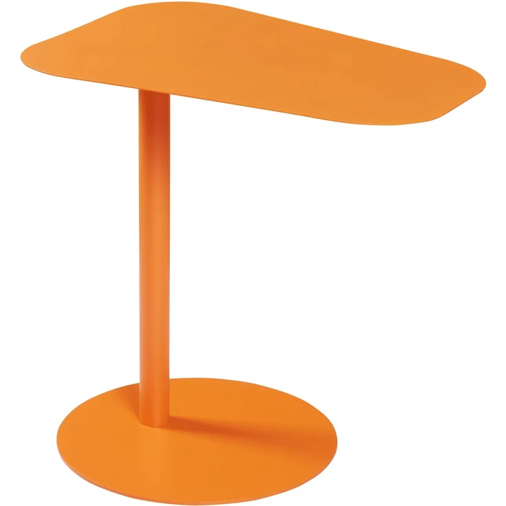 en. casa 'Nastätten' Beistelltisch, Metallgestell, Orange, 50 x 50 x 38 cm – Bild 3
