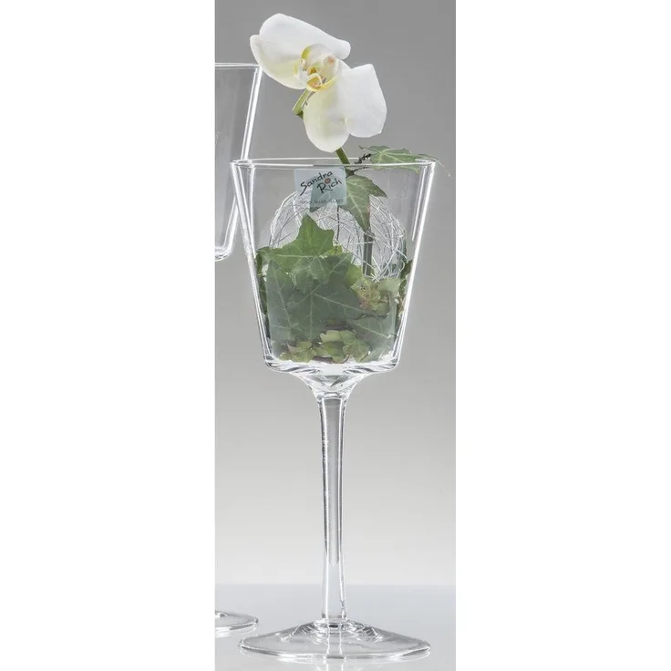 Sandra Rich Schale Glasschale Coni konisch mit Fuß von Sandra Rich, Glas