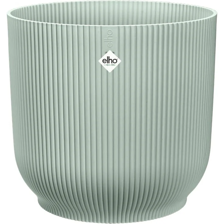 elho Vibes fold rund 47cm blumentopf - Sorbet Green | Ø 47 x H 43.6 cm | Für den Innenbereich geeignet | 100% recycelter Kunststoff