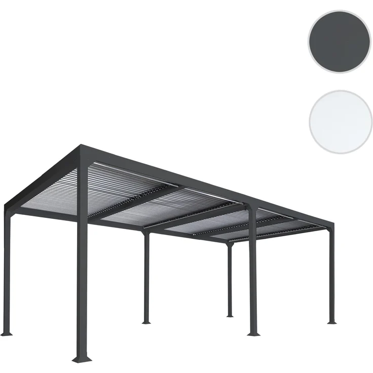 Mendler 'HWC-L41' Pergola ohne Seitenwände, Metall anthrazit, 3x6 m – Bild 10