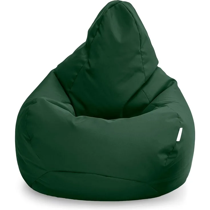 Loft 25 Gaming Sitzsack Outdoor | Gaming Sessel für den Innenbereich des Wohnzimmers im Freien | Wasserbeständig | Ergonomisches Design zur Körperunterstützung | Langlebig und Bequem (Grün, Sitzsack)