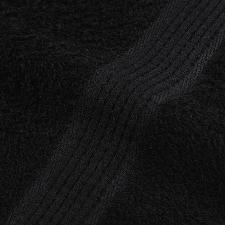 vidaXL Waschtücher FROGN 2 Stk. Schwarz 30x30 cm 360 g/m² 136944 – Bild 6