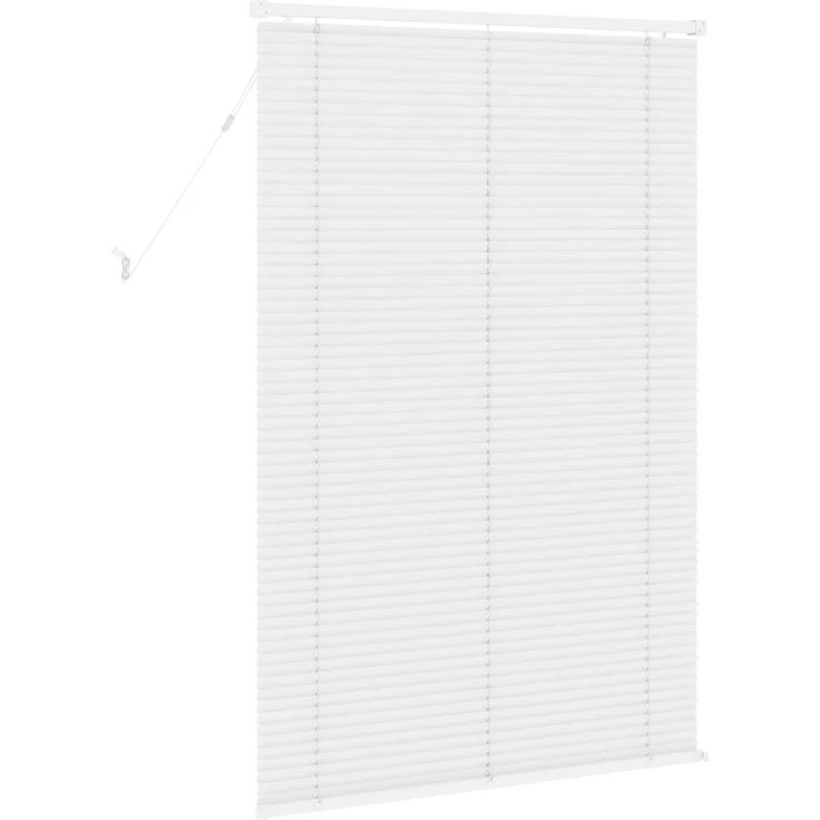 vidaXL Venezianische Jalousie Weiß 150 x 90 cm 25 mm PVC 42003711 – Bild 6