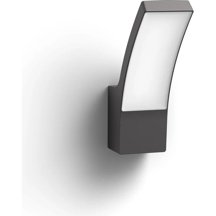 Philips Außenleuchten Wandbeleuchtung für den Außenbereich Grau IP44 Garten Terrasse I Garten Terrasse – Bild 2