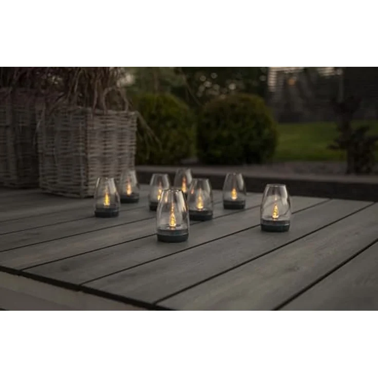 LED-Solar-Dekoration "Tropea", 2er Pack, schwarz – Bild 3