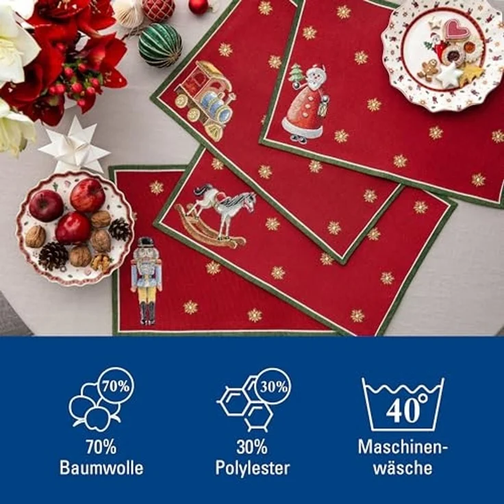 Villeroy & Boch Toy's Delight Jubiläums-Platzset Set 4-teilig – Bild 3