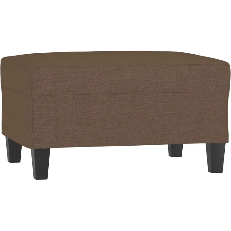 vidaXL Fußhocker Braun 70x55x41 cm Stoff 349350