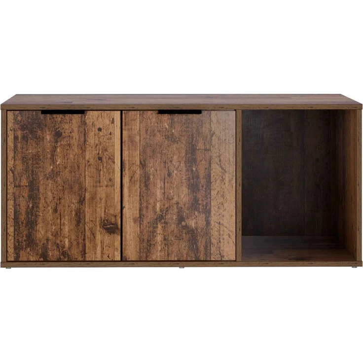 vidaXL Katzenkiste Möbel Altholz 100 x 49 x 45 cm Holzwerkstoff 8014757 – Bild 6