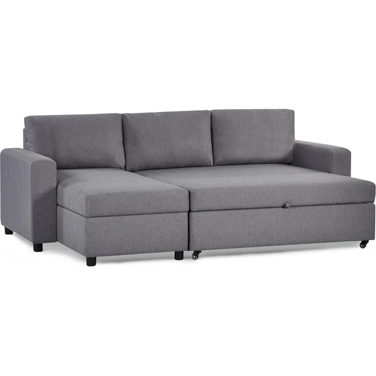 Julian Bowen Angel Schlafsofa mit Stauraum, Hellgrau, 3-Sitzer – Bild 15