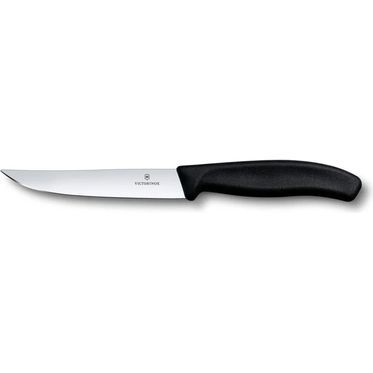 Victorinox Swiss Classic, Steakmesser, 12cm, Gerade, Schwarz