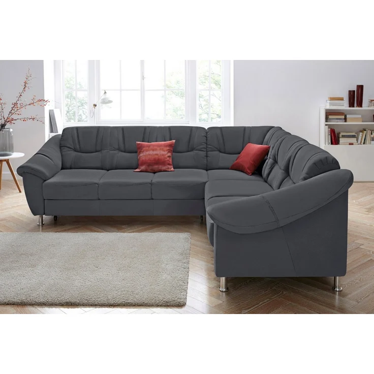 sit&more Ecksofa Salsa L-Form, mit Federkern, wahlweise mit Bettfunktion – Bild 1