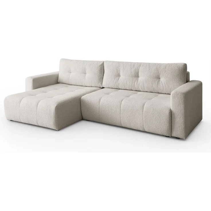 Lookway Ecksofa ASTON L-Form Couch, mit Bettkasten und Schlaffunktion – Bild 2
