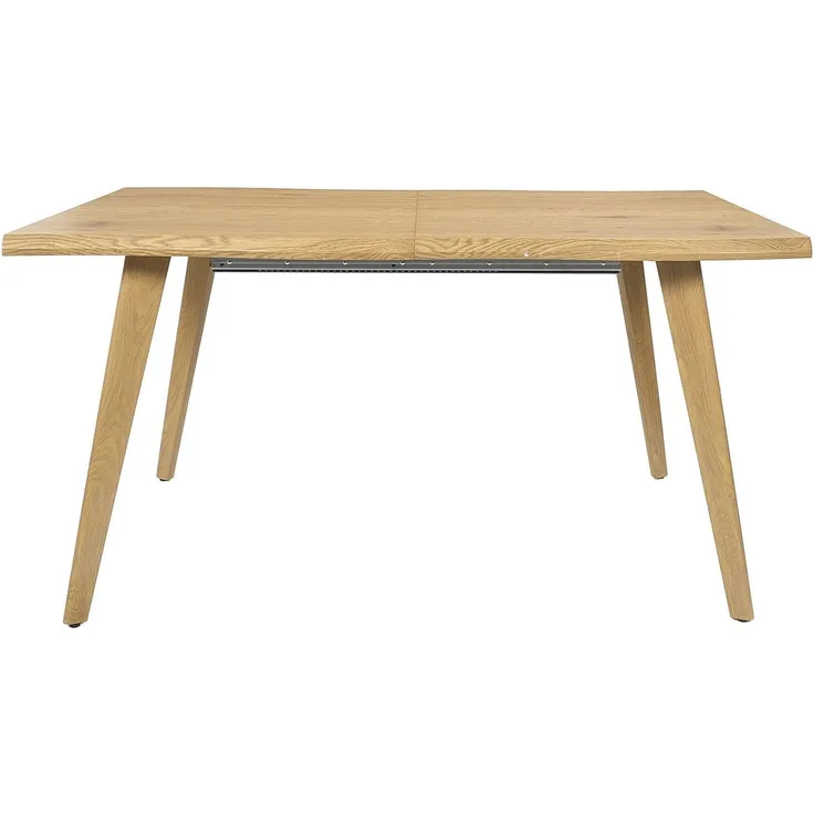 HOME DECO FACTORY, HD0503, Moderner ausziehbarer Tisch für 6 bis 8 Personen, Elegantes und Robustes Design, pflegeleicht, ideal für Mahlzeiten und Büros, braun, 210x90 cm