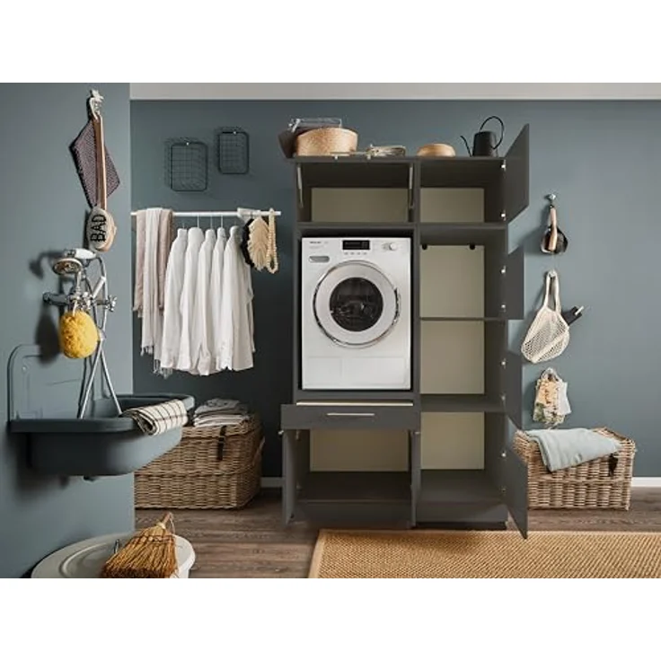 Laundreezy Mehrzweckschrank-Set LAUNDREEZY LDSK5, Breite 117,5 cm – Bild 5