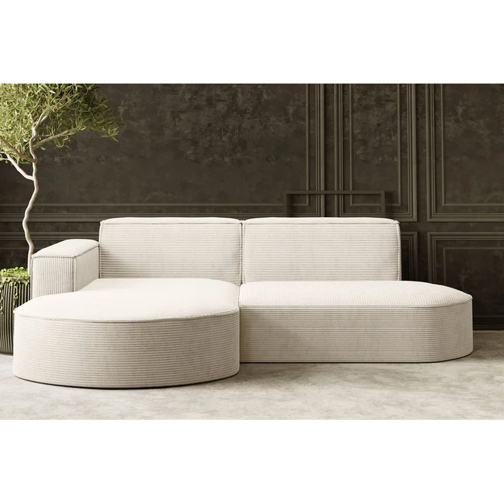 Kaiser Möbel Ecksofa Designer MODENA STUDIO L stoff Poso, Neve, Quelle – Bild 5