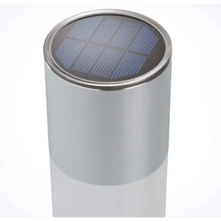 Dekorative LED Solarleuchte FantasyLight aus Aluminium - Lichtfarbe warmweiß 3500K und kaltweiß 6500K umschaltbar - Abmessungen: 70 x 690 mm - Solarlampe Garten Außenleuchte – Bild 3