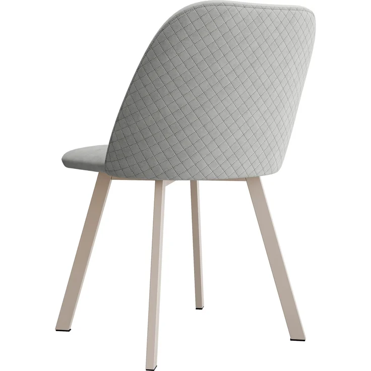 Mirjan24 Polsterstuhl K109 (Farbe: Uttario Velvet 2973 + Uttario Velvet U03 2973), 80 x 58 x 47 cm – Bild 3