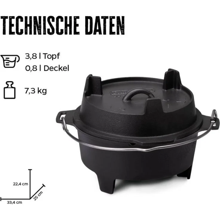 Grillfürst Dutch Oven BBQ Edition DO4 – Bild 3