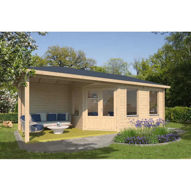 Gartenhaus Lisa 44 F Klassik Natur